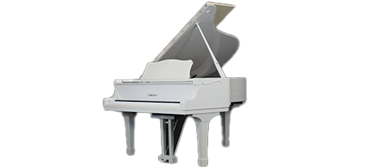 白いグランドピアノ | 白いピアノ専門 オギノピアノ工房